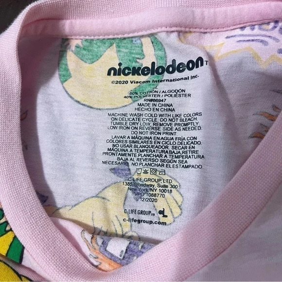 Nickelodeon Rugrats Men’s All Over Print T-shirt Tee Size Large AOP - Picture 3 of 4